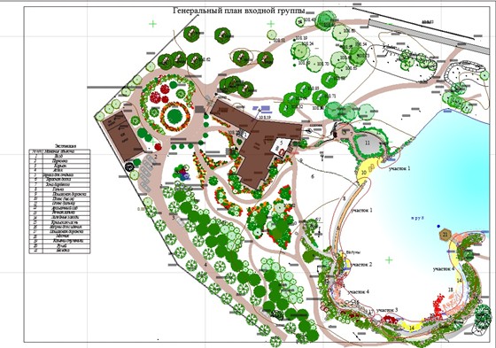 ландшафтный дизайн: Проектирование. Обьект 1.